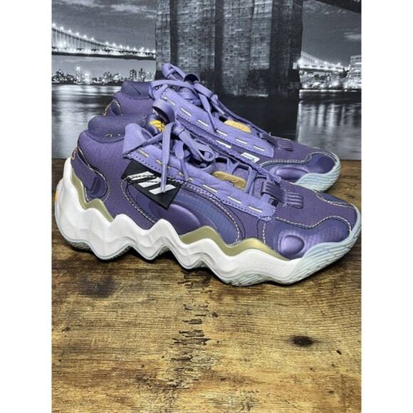 Adidas Exhibit B Mid Candice Parker Shoe Lavender Women's Size 5.5‎ - Picture 5 of 9